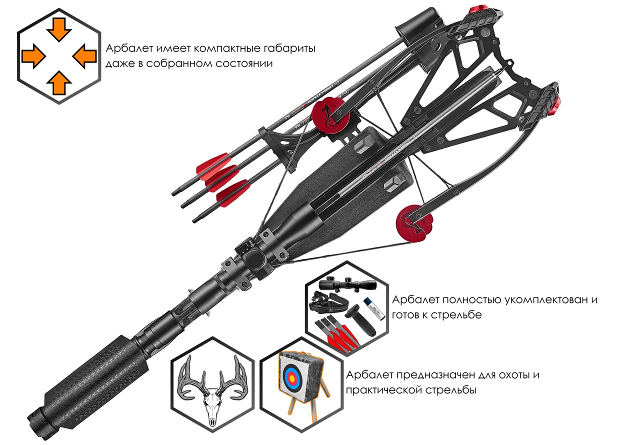 Арбалет-пистолет Ek "Cobra System Siege 300"